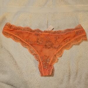 Victoria's Secret Coral Lace Panties